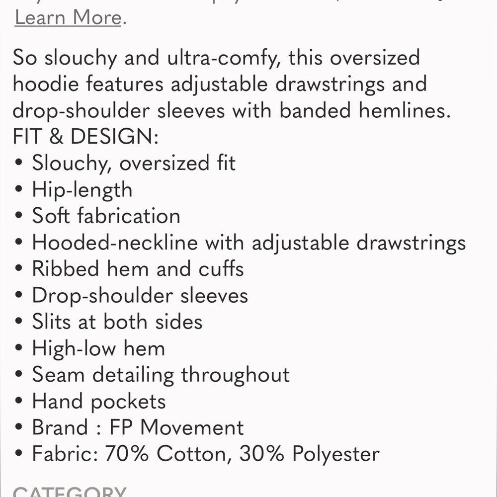 Free People All Star Hoodie - Picture 8 of 8